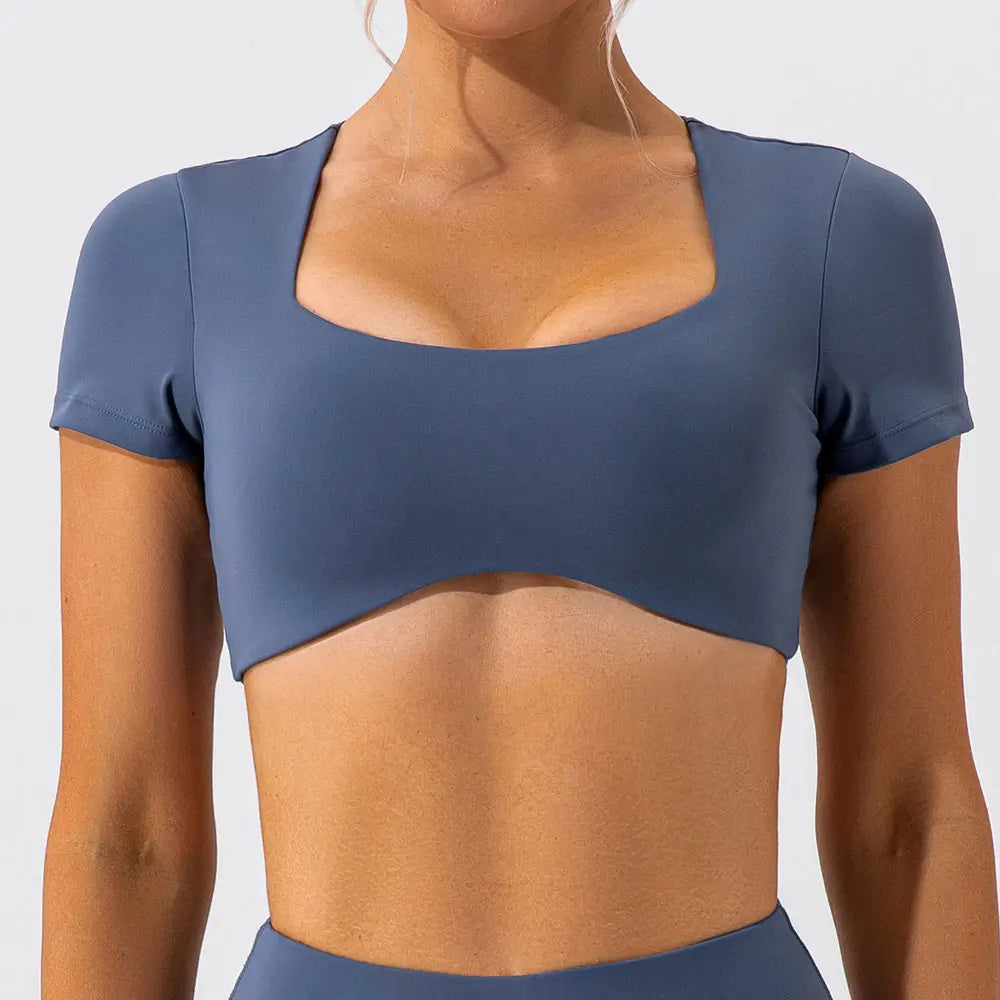 Women High Stretch Sports Tank Top Nylon Spandex Breathable Fitness Running Undershirt