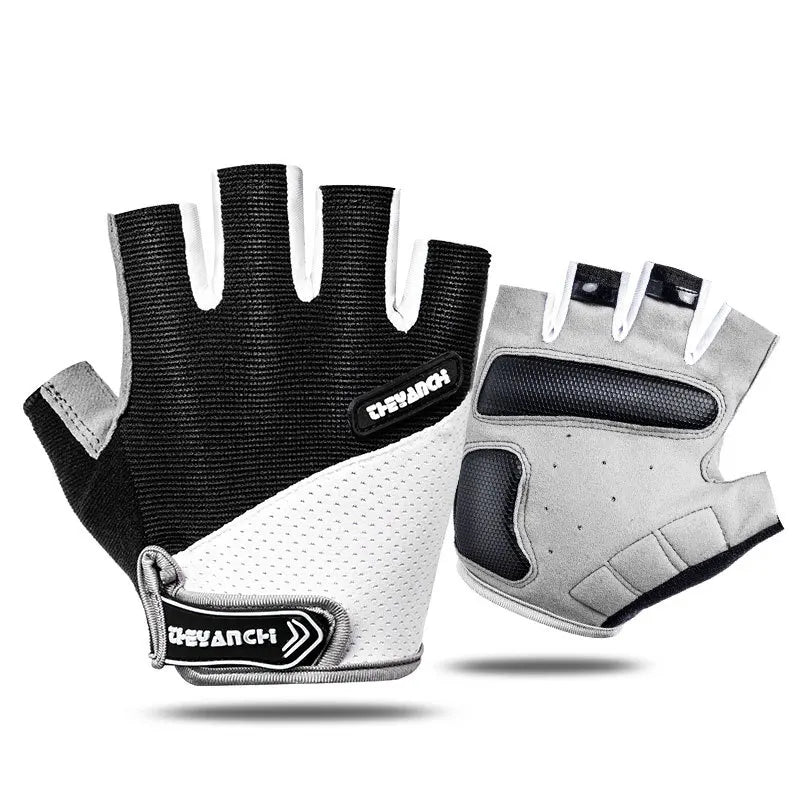 Half Finger Cycling Gloves Unisex Gym Fitness Motorcycle Gloves Breathable Anti-Slip Sports Gloves SP-010