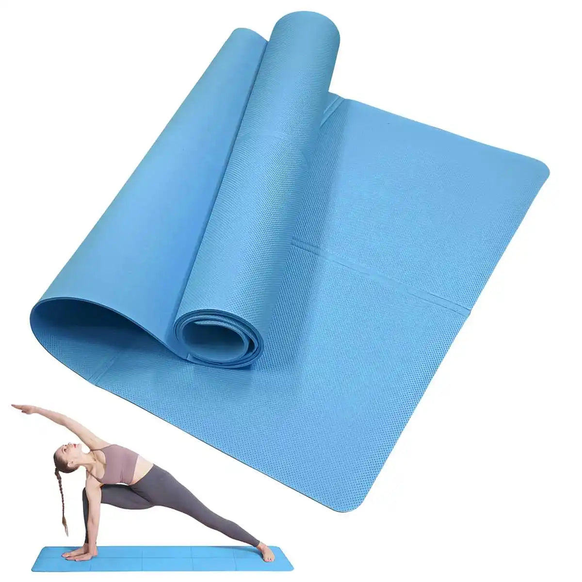 3mm EVA Yoga Mat Lightweight Fitness Mat for Yoga Pilates Gym Exercise