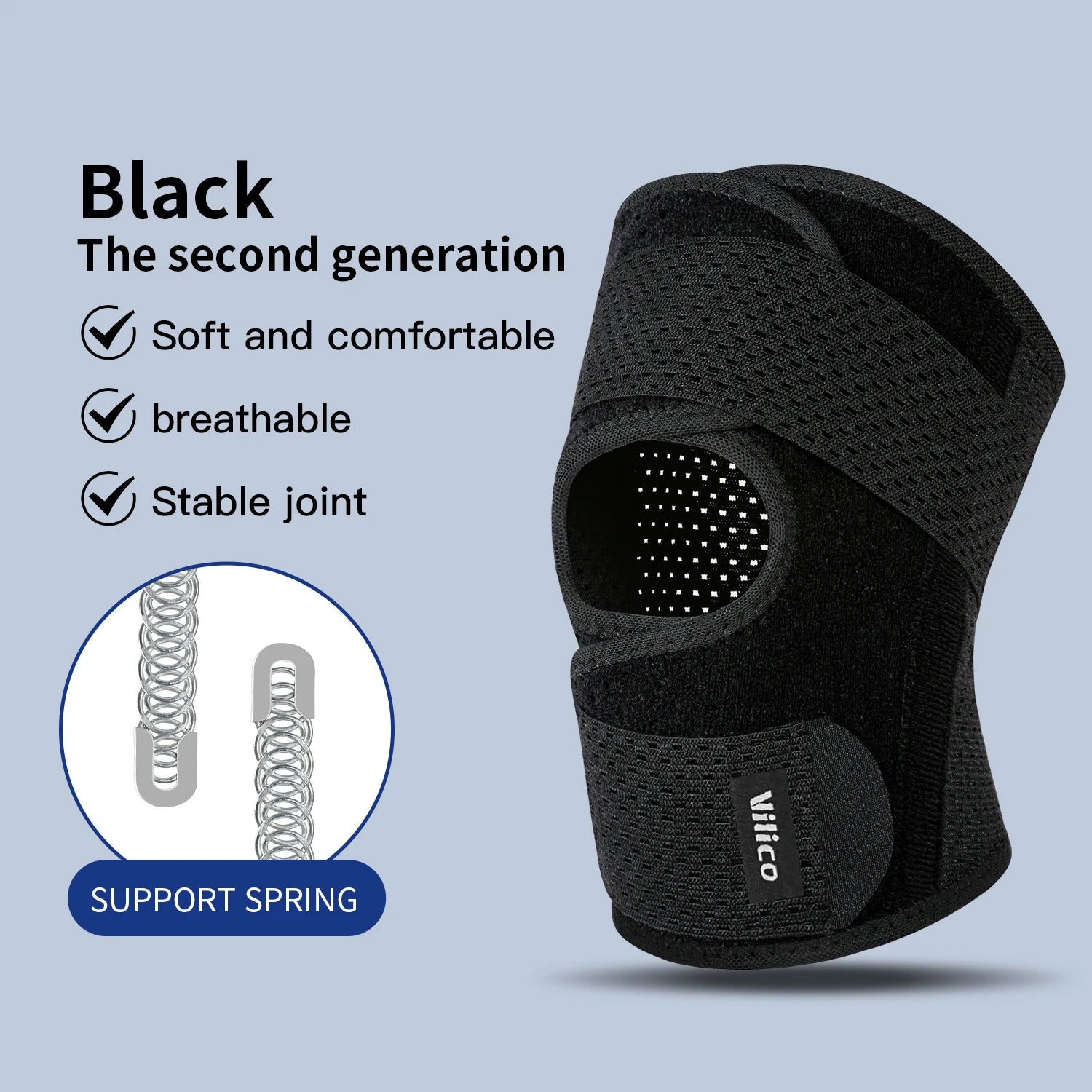 Elastic Knee Support Brace Compression Knee Pad for Sports & Daily Use