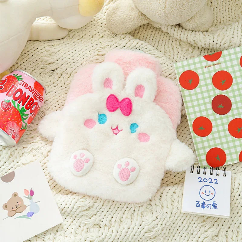 Cute Cartoon Hot Water Bottle 400ml Hand Warmer Portable Pocket Heat
