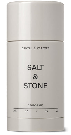 Salt and Stone Santal and Vetiver aluminum free deodorant with 48 hour protection