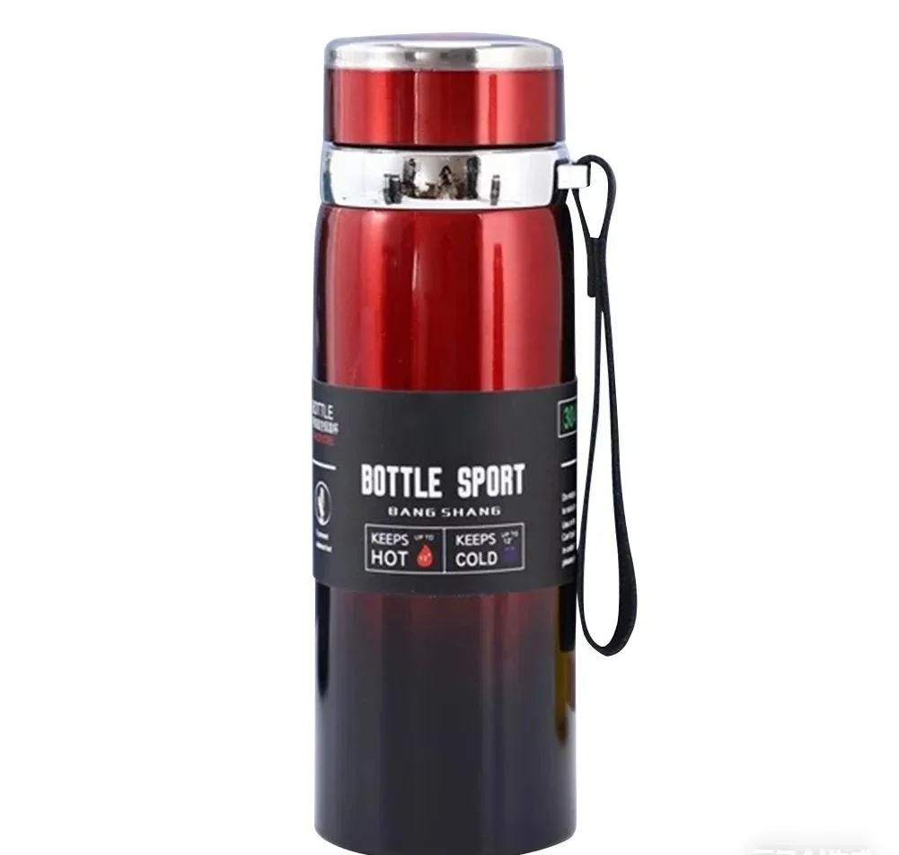 1L Stainless Steel Thermos Bottle Vacuum Insulated Hot Cold with Handle