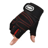 Half Finger Fitness Gloves with Wrist Support Anti-Slip Gym Gloves for Training