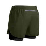 Men’s 2-in-1 Running Shorts Quick Dry Gym Fitness Workout Shorts Summer Sportswear