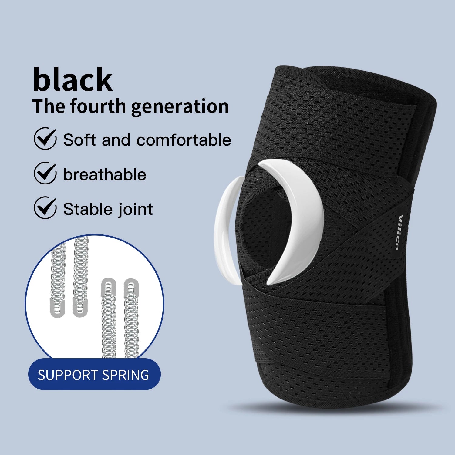 Elastic Knee Support Brace Compression Knee Pad for Sports & Daily Use
