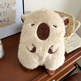 Capybara Cute Hot Water Bottle Plush Kawaii Hand Warmer for Girls Kids