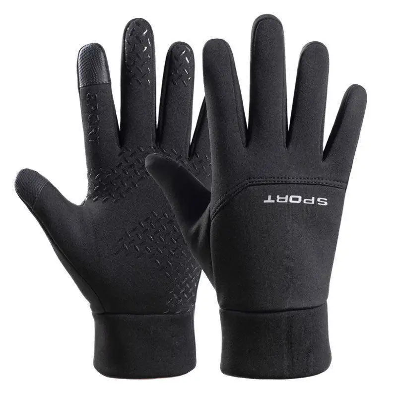 Winter Full Finger Gloves Men Women Thermal Touchscreen Cycling Running Ski Fishing Gloves Warm Outdoor Sports