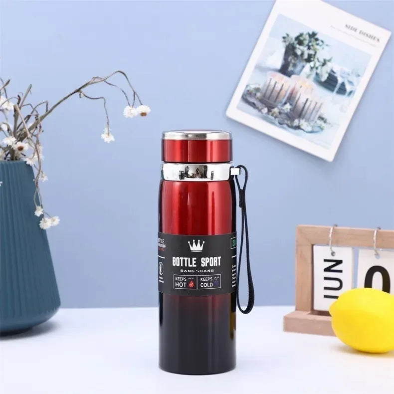 1L Stainless Steel Thermos Bottle Vacuum Insulated Hot Cold Leakproof