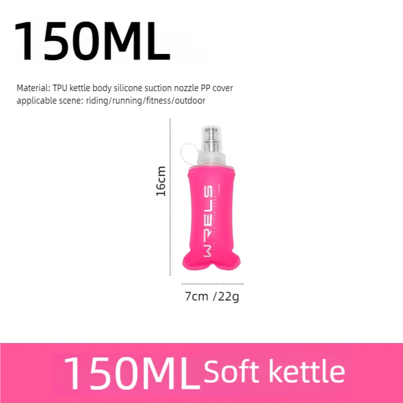 Collapsible Soft Flask Water Bottle – BPA-Free TPU Hydration Bottle with High-Flow Valve for Running, Cycling & Hiking