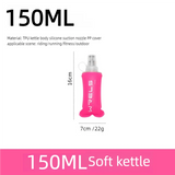 Collapsible Soft Flask Water Bottle – BPA-Free TPU Hydration Bottle with High-Flow Valve for Running, Cycling & Hiking