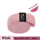 200cm Fabric Resistance Bands Set for Yoga Pilates Stretching Glutes Leg Training