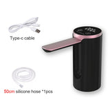 Electric Water Bottle Pump Foldable USB Rechargeable Dispenser 19L