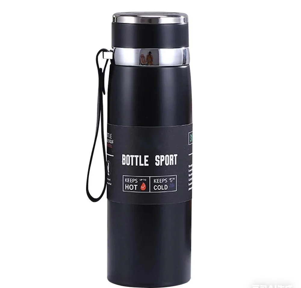 1L Stainless Steel Thermos Bottle Vacuum Insulated Hot Cold with Handle
