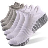 6 Pairs Sports Ankle Socks Breathable Non-Slip Running Fitness Socks