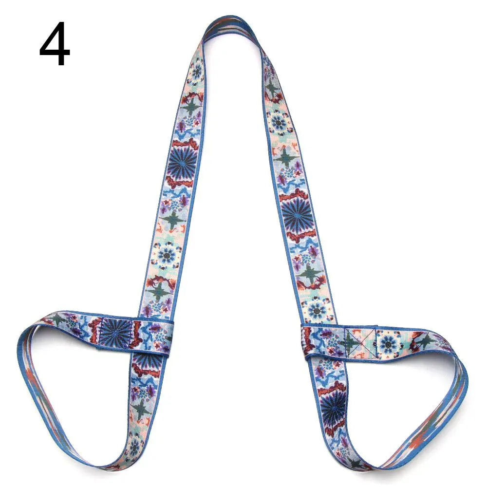 Yoga Mat Strap Adjustable Carry Belt Nylon Fitness Stretch Sling Carrier