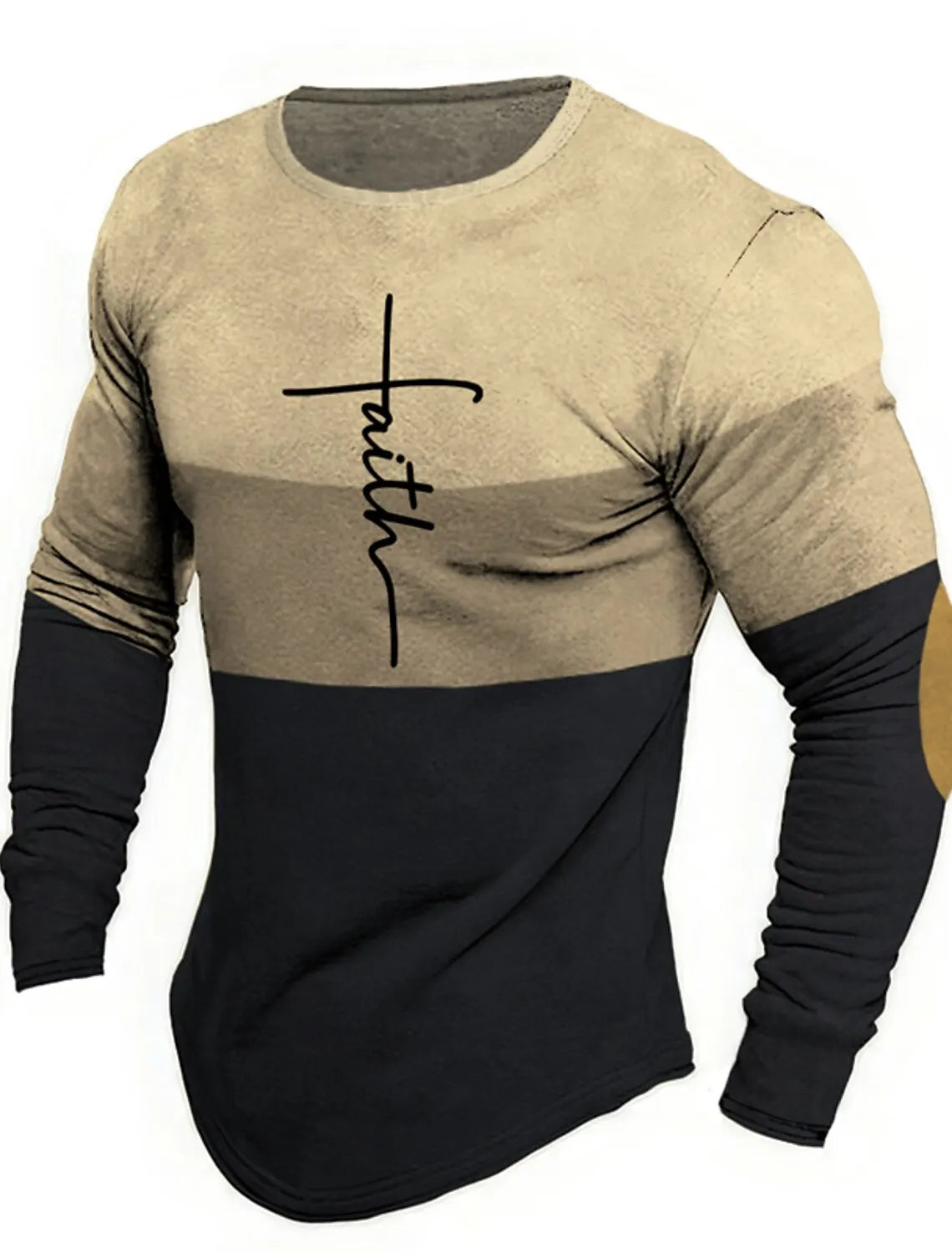 Men 3D Skull Print Long Sleeve T-Shirt O-Neck Halloween Streetwear Fitness Sports Top