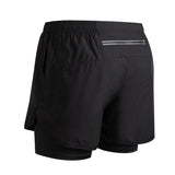 Men’s 2-in-1 Running Shorts Quick Dry Gym Fitness Workout Shorts Summer Sportswear