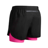 Men’s 2-in-1 Running Shorts Quick Dry Gym Fitness Workout Shorts Summer Sportswear