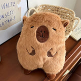 Capybara Cute Hot Water Bottle Plush Kawaii Hand Warmer for Girls Kids