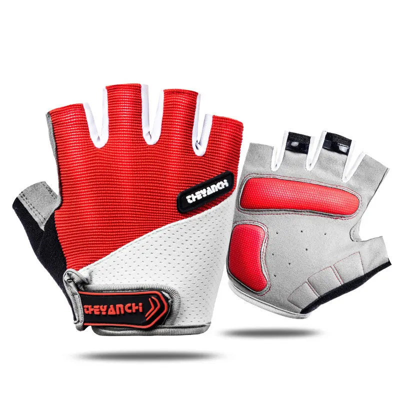 Half Finger Cycling Gloves Unisex Gym Fitness Motorcycle Gloves Breathable Anti-Slip Sports Gloves SP-010