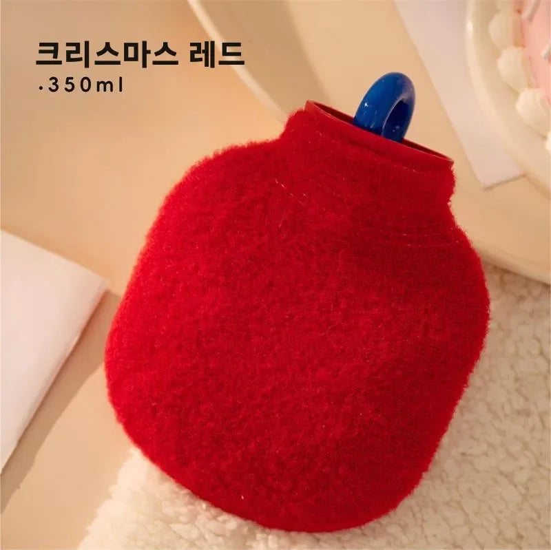 Hot Water Bottle 350ml 800ml Leakproof Hand Warmer Cramps Relief