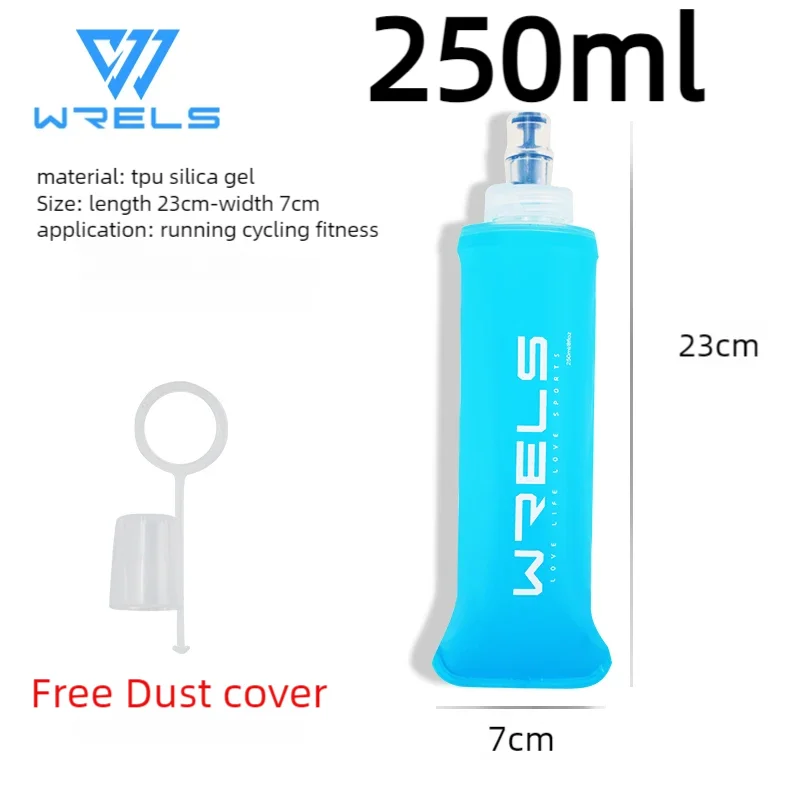 Collapsible Soft Flask Water Bottle – BPA-Free TPU Hydration Bottle with High-Flow Valve for Running, Cycling & Hiking