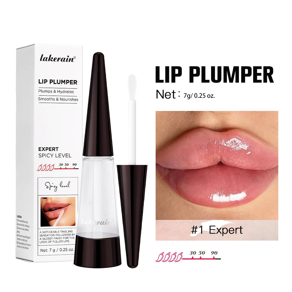Hydrating Lip Plumper Gloss Glossy Finish Fuller-Looking Lips