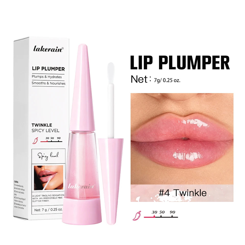 Hydrating Lip Plumper Gloss Glossy Finish Fuller-Looking Lips