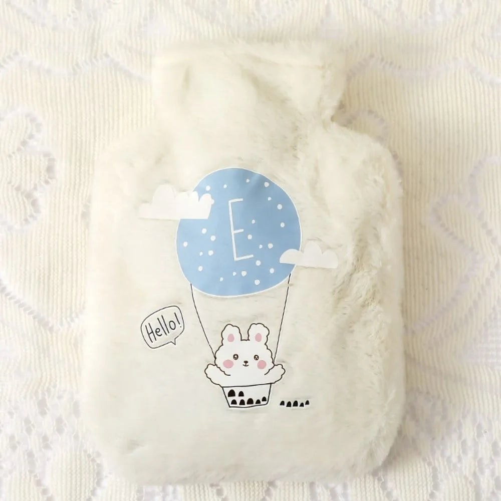 Plush Hot Water Bottle 250ml/500ml/1000ml – Reusable Leak-Resistant Heat Bag for Hand & Body Warmth