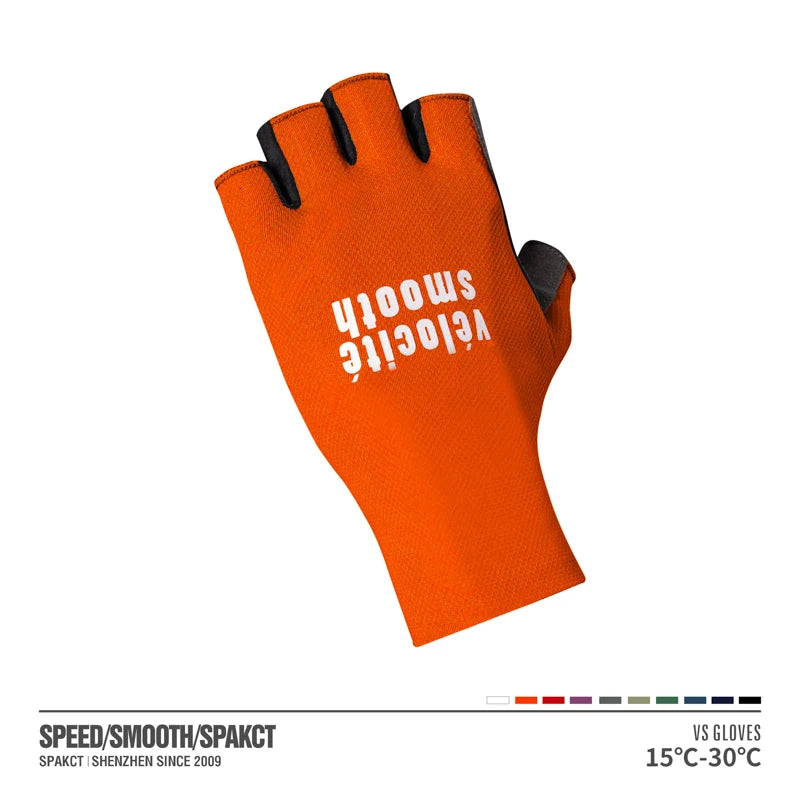 SPAKCT Fingerless Cycling Gloves Shockproof Anti-Slip MTB Gym Fitness Gloves