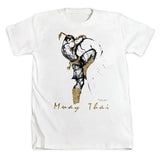 Men’s Oversized Boxing Muay Thai 3D Print Gym T-Shirt Summer Fitness Sportswear