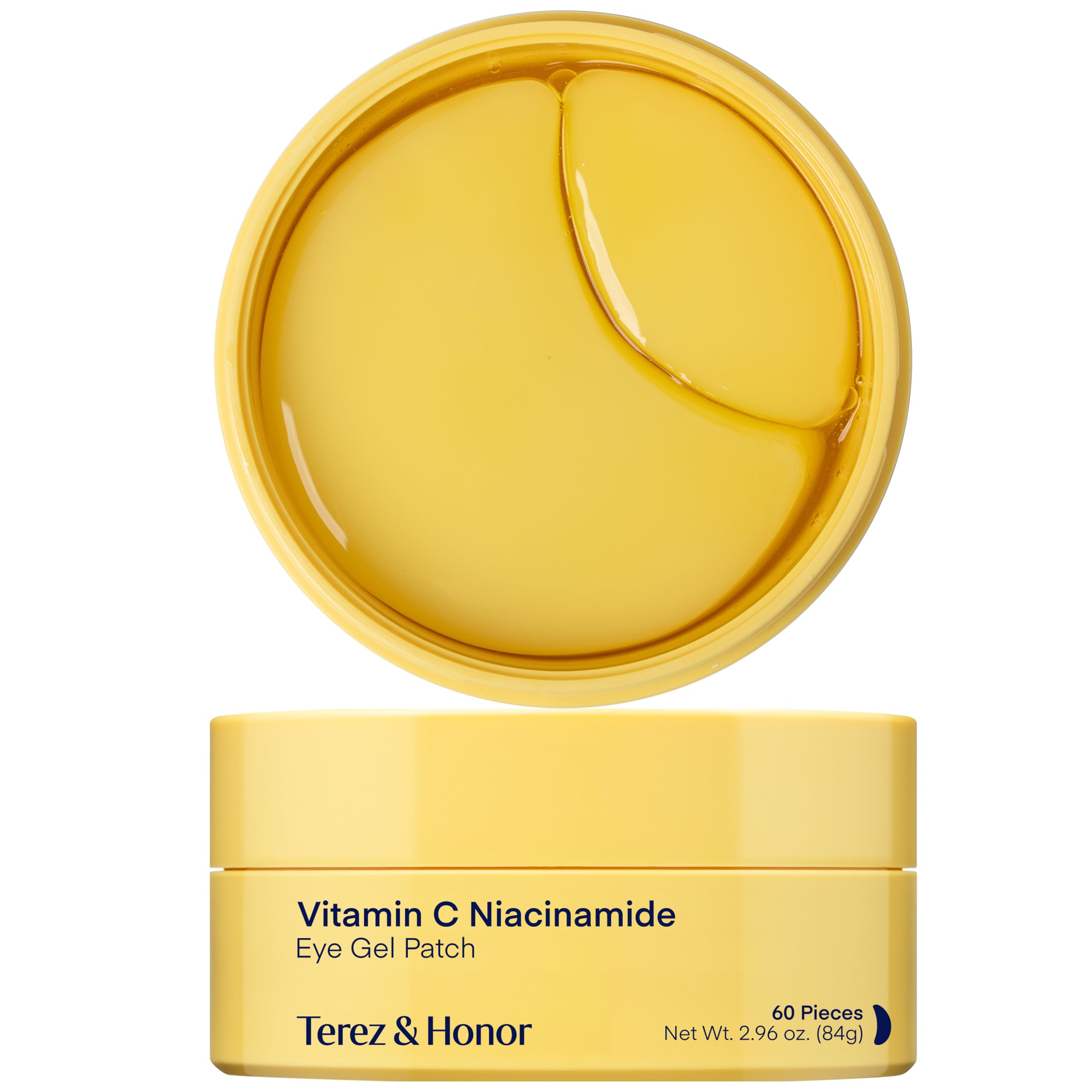 TEREZ & HONOR Vitamin C Hydrogel Eye Patches with Tranexamic Acid - Jar of 60 Pieces