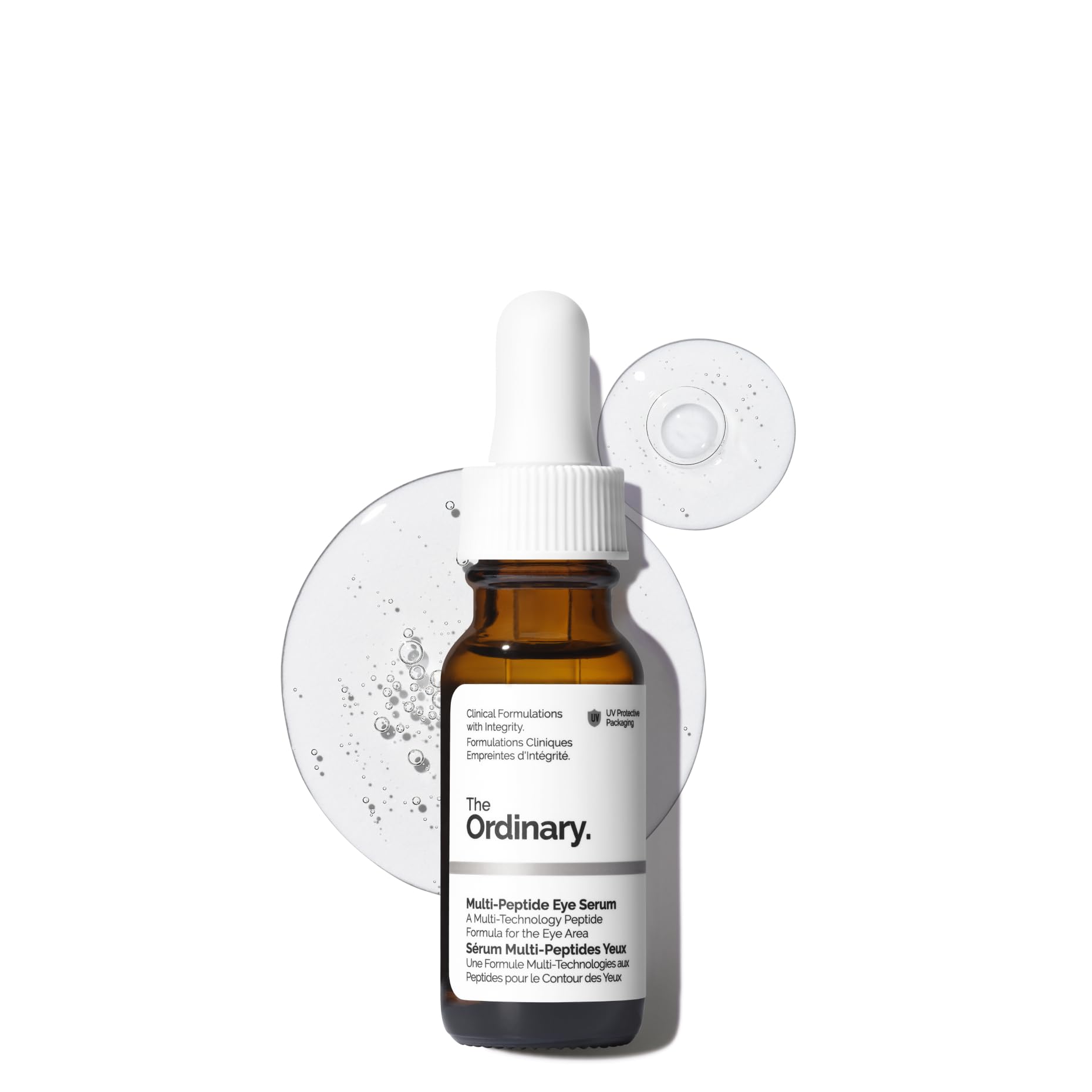 The Ordinary multi peptide eye serum for crow's feet dark circles and puffiness anti aging eye treatment 0.5 fl oz