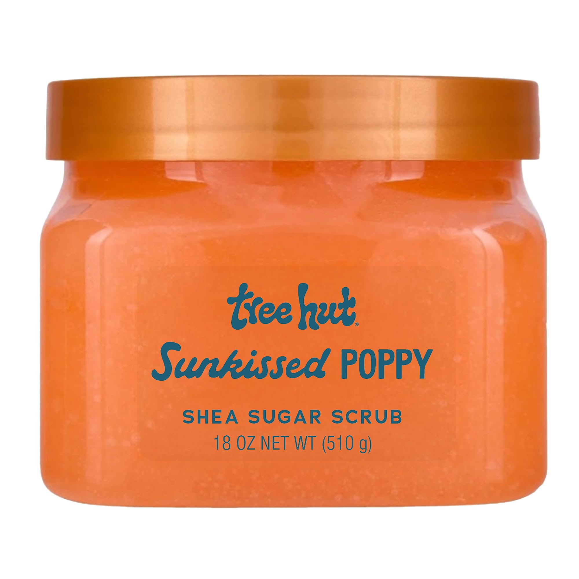 Tree Hut Sunkissed Poppy Shea Sugar Body Scrub 18 oz jar