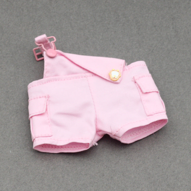 Fashion Doll Overalls Mini Suspender Pants Cute Outfit Clothes Accessories