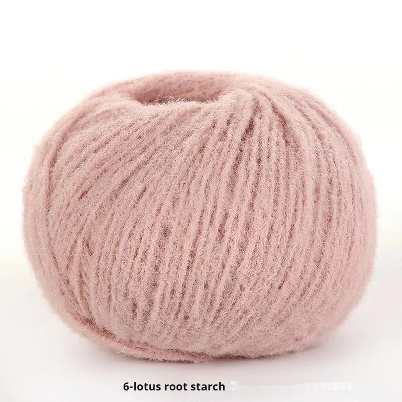 Velvet Yarn Soft Plush Wool Thread DIY Doll Crochet Craft Yarn Ball