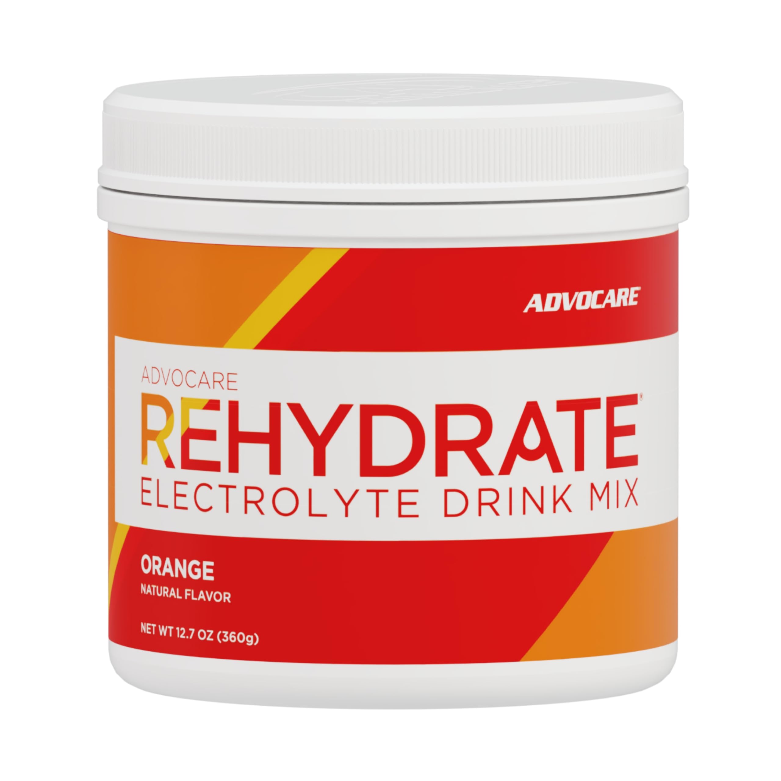 AdvoCare Rehydrate electrolyte drink mix orange magnesium potassium calcium hydration recovery sports nutrition supplement