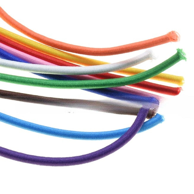 Round Elastic Cord Rope 3mm Durable Drawstring DIY Clothing Bag Strap