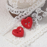 Cute Heart Eye Buttons Plastic Sewing Buttons for Clothes 20pcs Set