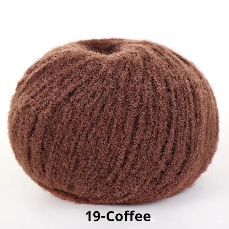Velvet Yarn Soft Plush Wool Thread DIY Doll Crochet Craft Yarn Ball