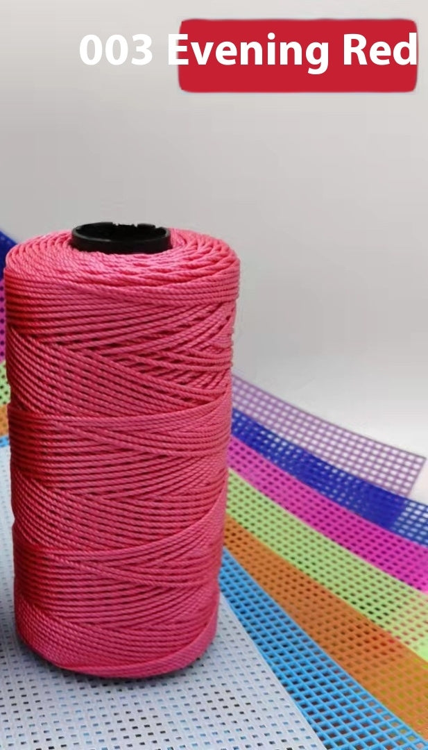 Ice Silk Yarn 1.5mm Polypropylene Crochet Thread DIY Knitting Yarn