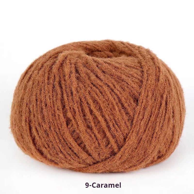 Velvet Yarn Soft Plush Wool Thread DIY Doll Crochet Craft Yarn Ball