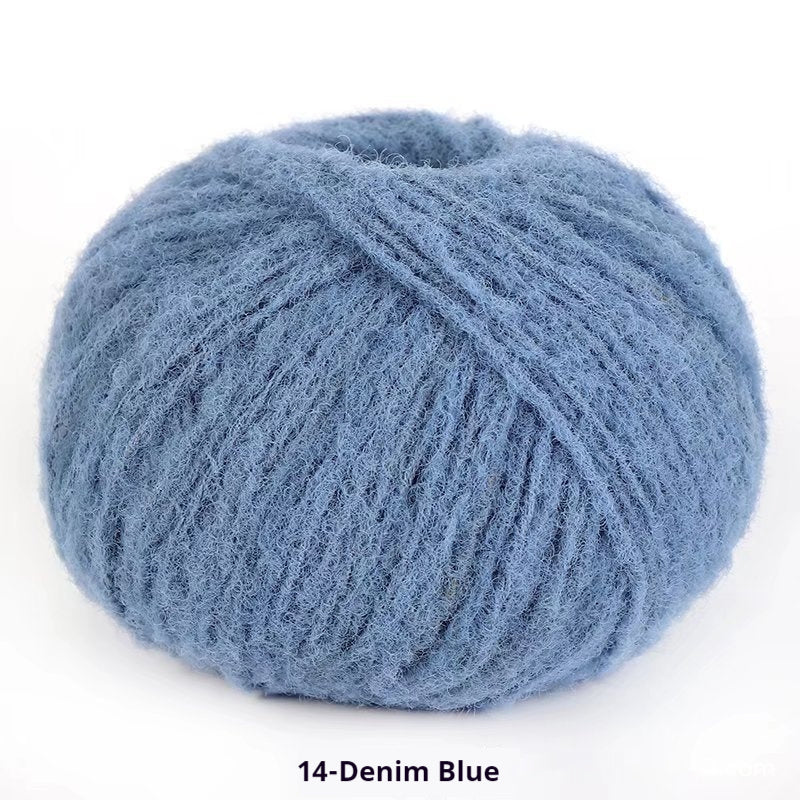 Velvet Yarn Soft Plush Wool Thread DIY Doll Crochet Craft Yarn Ball