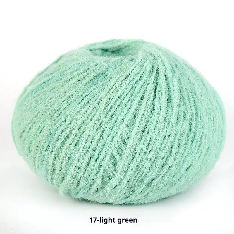 Velvet Yarn Soft Plush Wool Thread DIY Doll Crochet Craft Yarn Ball