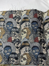 Ethnic Jacquard Fabric Polyester Upholstery Sewing Cloth 147cm Wide