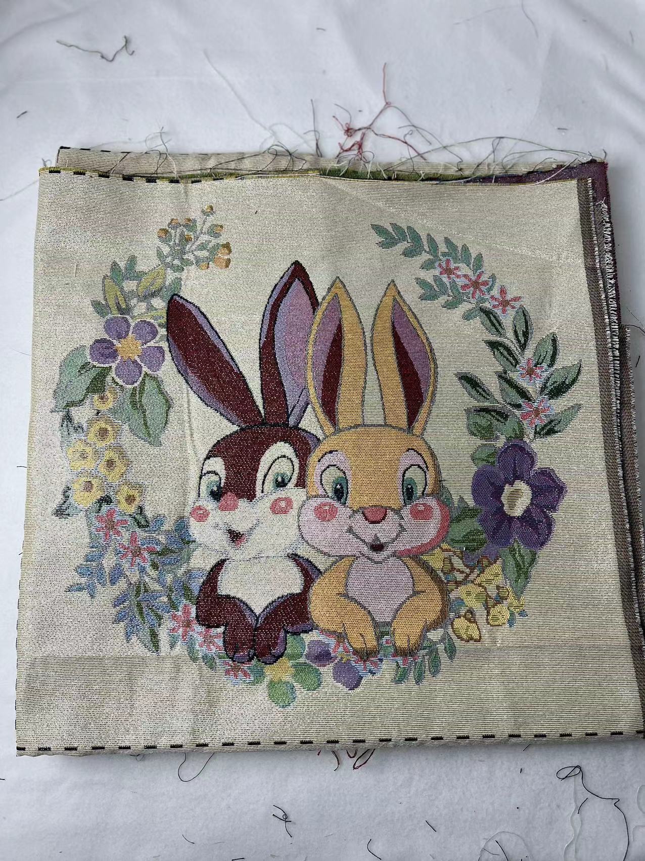 Ethnic Jacquard Fabric Polyester Upholstery Sewing Cloth 147cm Wide