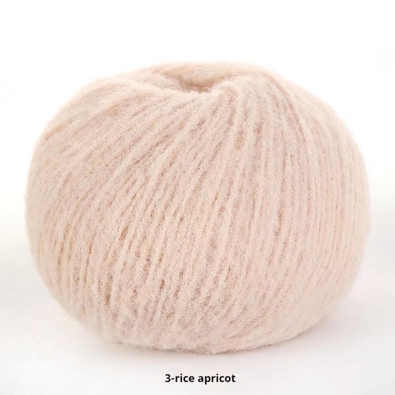 Velvet Yarn Soft Plush Wool Thread DIY Doll Crochet Craft Yarn Ball