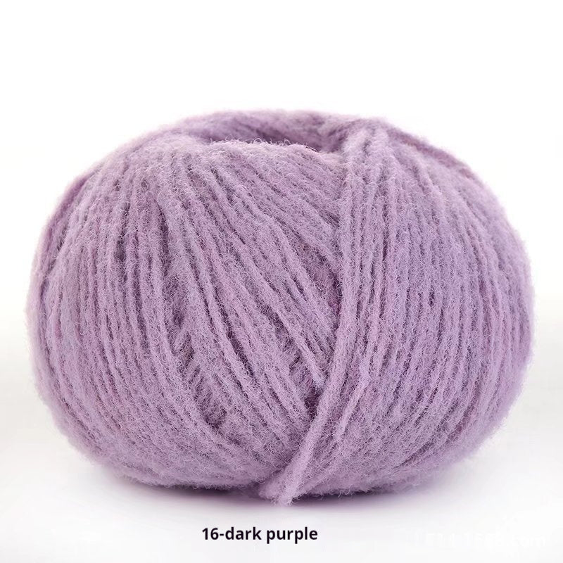 Velvet Yarn Soft Plush Wool Thread DIY Doll Crochet Craft Yarn Ball