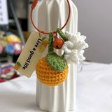 DIY Crochet Keychain Kit Cute Cartoon Doll Key Ring Yarn Craft Set